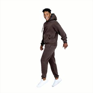 Nouvel ensemble de survêtement décontracté deux pièces personnalisé pour hommes - Pull de haute qualité grande taille pour la gym, la course et le sport, extensible dans les quatre sens - Product Image 3