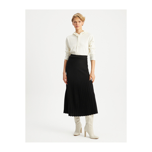 Falda Midi de Lana para Mujer, Sin Bolsillos, Sin Forro, Diseño Elegante y Muy Colorido - Product Image 1