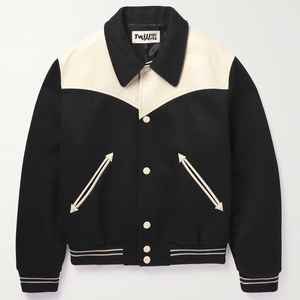 แจ็กเก็ตขนสัตว์ฤดูหนาวของผู้ชายสไตล์เท่ๆพร้อมกระเป๋าหนังดีไซน์ใหม่สำหรับผู้ชาย - Product Image 1