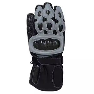 Gant de moto en cuir personnalisé pour hommes et femmes Gants de moto imperméables à écran tactile plein doigt - Product Image 5