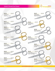 Tijeras Profesionales para Cutículas de Acero Puro, Diseño Curvo, para Manicura y Cuidado de Uñas, Proveedor Mayorista OEM de Productos de Belleza - Product Image 6