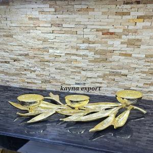 Mini cuenco decorativo de lujo, cuenco para servir aperitivos, cuenco artesanal para decoración de mesa de Metal de aluminio - Product Image 6