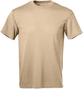 Kivotech-Camiseta de punto de algodón de manga corta con cuello redondo para hombre, ecológica, de secado rápido, holgada, cómoda - Product Image 4