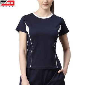 Camiseta Transpirable de Manga Corta para Mujer, Talla Grande, Ropa de Calle, Camiseta Informal de Color Sólido con Cuello Redondo - Product Image 1