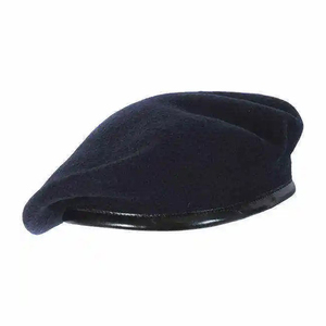 Bleu français béret chapeaux pour hommes décontracté brodé garder au chaud laine femmes chapeau impression bérets vente Chapeau personnalisé ronpex - Product Image 6