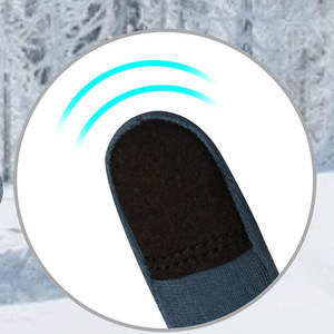 Guantes de invierno para correr para hombre, tejido cálido de poliéster resistente al agua, apto para deportes al aire libre, estilo Flexible - Product Image 5