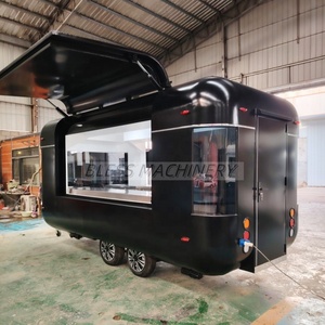 Gerobak Es Krim Retro Model China, Gerobak Jajanan Turki, <span class=keywords><strong>Trailer</strong></span> Truk Makanan dengan Penggorengan, Dijual di AS - Product Image 4