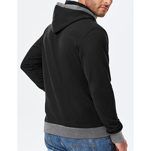 Pull à capuche unisexe 100% coton polaire Basics coton mélangé imprimé sweats à capuche Design tissu brodé motif solide pour hommes - Product Image 4