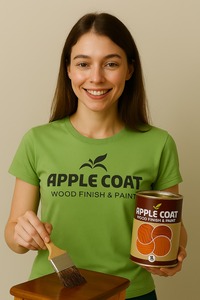 Teinture à bois de qualité supérieure Couleur ROUGE pour portes, fenêtres et poutres avec large diffusion et temps de séchage tactile de 20 minutes - Product Image 3