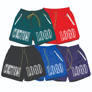 Pantalones Cortos Deportivos de Baloncesto Personalizados de la Mejor Calidad para Hombre, Sublimación OEM, con Cordón, Talla Grande para Adultos, 100% Algodón, Estilo Casual - Product Image 5