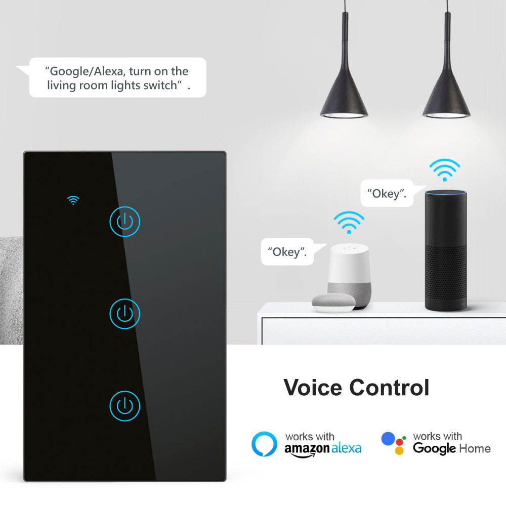 Tuya Google Home Electrical Switches Wall Switch Best Light Switch