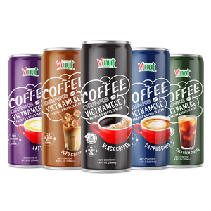 Venta al por mayor de bebidas Vietnam - 100% Natural Arabica & Robusta Latte Coffee Can Drink 250ml-Muestra gratis-Etiqueta privada OEM - Product Image 6