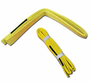 Ceinture de karaté en coton durable avec logo brodé pour l'entraînement professionnel des arts martiaux et la compétition Ceinture de karaté - Product Image 3