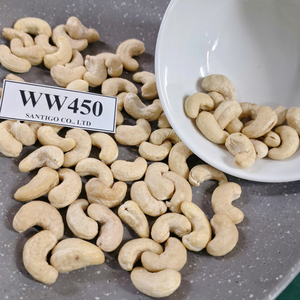 Anacardos de primera calidad SANTIGO Noix De Cajou WW450 ISO, HACCP Kaju W450, anacardos - Product Image 1