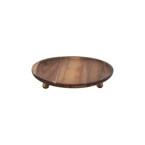 Bandeja de Servir de Madera Natural Pulida de Lujo, Hecha a Mano, de Madera de Mango con Asas, 10x10 Pulgadas, Grado Comercial, Certificada LFGB - Product Image 2