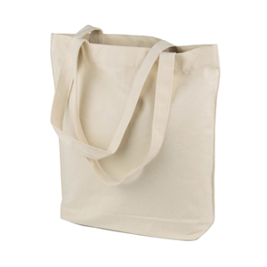 Bolsa de algodón personalizada con logotipo y tamaño a medida, reutilizable y para uso diario en compras, con base, para tiendas minoristas. - Product Image 1