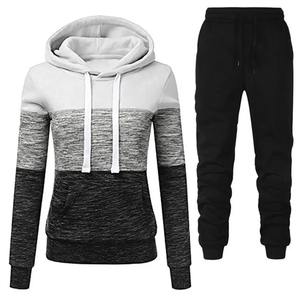 Nouveau femmes ensembles sweats à capuche pantalons automne hiver sweat à capuche pantalons à capuche pantalon à capuche pull femme costume survêtement femmes - Product Image 5