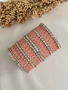 Women Wedding Wear for Mehndi Hot Selling Latest Custom Design Churiyan <b>Bangles</b> Sets - Product Image 3