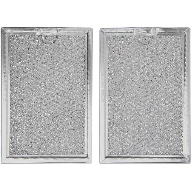 2 Pack Genuine for LG OEM 5230W1A012E Microwave Grease Filter Metal Electric Part for Household Microwave Oven
