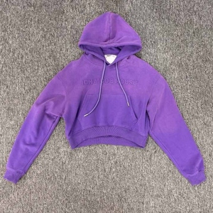 Personalizada de los hombres 310Gsm Boxy ropa de calle de invierno de peso pesado lavado con ácido Sudadera con capucha de lana 3D patrón de cremallera diseño 100% algodón - Product Image 4