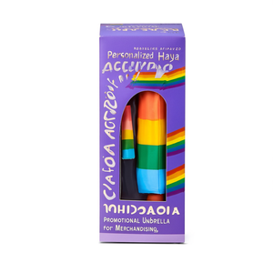 Ombrello Promozionale Personalizzato Haya Rainbow per Merchandising - Product Image 3