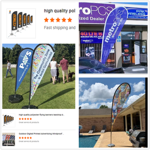 Bandera de Plumas Personalizada para Publicidad, Bandera de Plumas de 3.5m, Banderas de Plumas Promocionales para Exteriores, Bandera de Plumas de Playa con Impresión Personalizada - Product Image 6