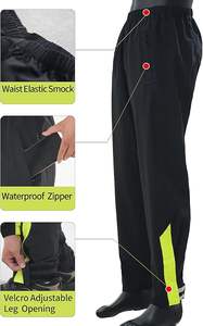 Combinaison de pluie imperméable décontractée à capuche unisexe pour moto, golf, randonnée, vélo - Product Image 4