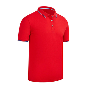 เสื้อสำหรับผู้ชายผ้าฝ้ายคุณภาพพรีเมี่ยมสำหรับ100% ผ้าถักกันยับพร้อมปักโลโก้อย่างมีสไตล์ - Product Image 6