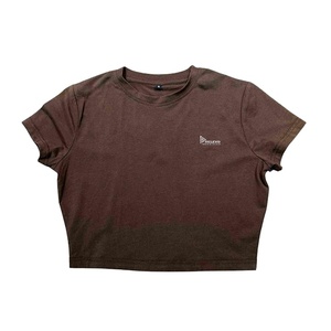 Top Corto Personalizado con Logotipo, Talla Grande, Unisex, con Tela de Algodón y Cuello Redondo, para Pedidos al por Mayor - Product Image 2