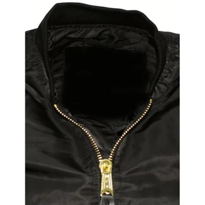 Chaqueta bomber de moda al por mayor, de manga larga, con logotipo bordado de alta calidad, última moda en chaquetas bomber para hombre. - Product Image 3