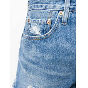 Shorts de Mezclilla Cortos para Mujer, Sexys, Transpirables, con Cierre de Cremallera, Cinco Bolsillos, Estilo Casual - Product Image 4