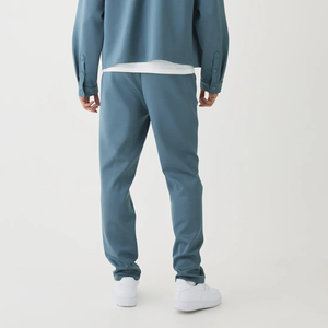 Men's Casual Sweatpants <b>Elastic</b> Waist Midweight Polyester Breathable Custom Logo Printed Right Leg Autumn Wear - Product Image 5