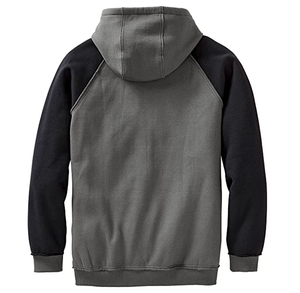Sweats à capuche pour hommes logo personnalisé pull à capuche avec impression en relief 100% coton polaire poche design coupe-vent - Product Image 3