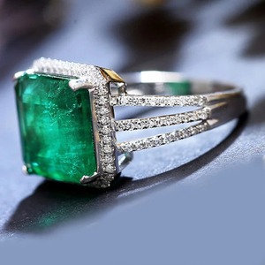 Handmade 925 Sterling <b>Silver</b> Fine Jewelry Green <b>Emerald</b> Engagement <b>Ring</b> Women Indian Weddings Wholesale Lot Jaipur Mehrajudin - Product Image 3