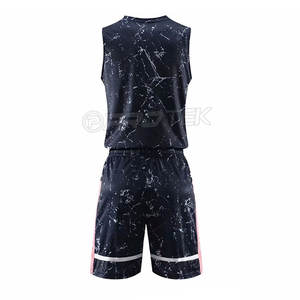 Uniforme de basket-ball réversible le plus vendu Qualité supérieure Sublimation Respirant Grande taille Caractéristiques Ensembles élégants pour l'équipe - Product Image 2
