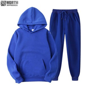 Chándal de algodón ligero transpirable de invierno de alta calidad para hombre, conjunto de Jogger y Sudadera con capucha de talla grande de 2 piezas - Product Image 1