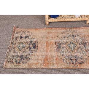 Alfombra de lana naranja y Beige, área grande, 9x12, diseño de retazos rectangulares rústicos para dormitorio, sala de estar, pasillo, Material PP con respaldo de látex - Product Image 4