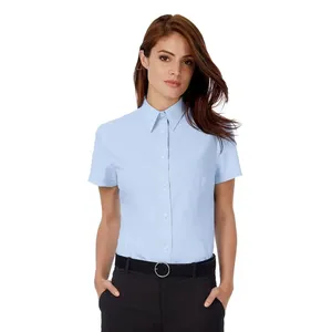 Chemise Oxford de merchandising d'entreprise pour femmes, polo promotionnel SSL - Product Image 1