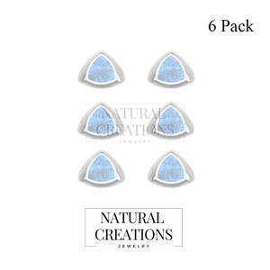 แหวนเงินแท้ 925 สำหรับผู้ชาย ดีไซน์คลาสสิก ประดับด้วยมูนสโตนสีรุ้ง ทรงทริลเลียน งานแฮนด์เมด ของขวัญสุดพิเศษสำหรับเขาในวันเกิด วันครบรอบ หรืองานปาร์ตี้ - Product Image 2