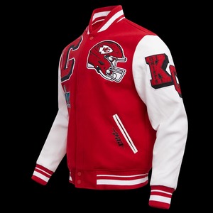 High Manufacturer Quality Chenille Embroidery 100% Cotton College Custom Baseball Letterman Varsity Jackets <b>Stand</b> Breathable - Product Image 4