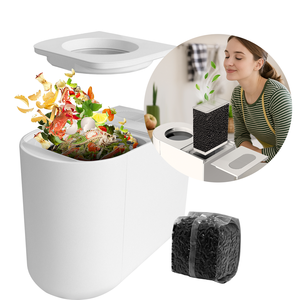 Compostador Inteligente de Desechos de Alimentos LUXFOND para Encimera, Procesamiento Automático, Detección de Humedad, Sin Olores, Acero Inoxidable, para el Hogar - Product Image 1