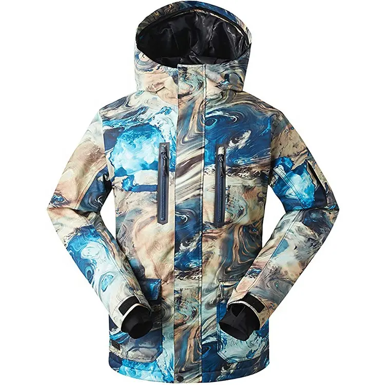 Vente en gros sur mesure coupe-vent veste imperméable détachable 3 en 1 veste à doublure bouffante pour la randonnée en plein air vêtements de neige pour le ski