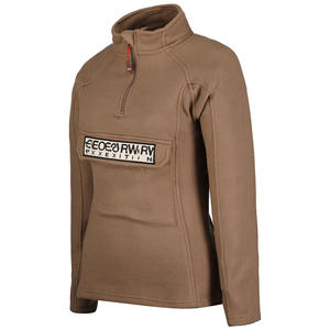 Chaqueta Clásica de Forro Polar con Cierre de Cremallera de Cuarto, Cuello Alto y Bolsillo Delantero para Mujer, Elegante, Transpirable, Suave, Aislante y Cómoda - Product Image 3