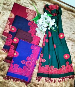 Winter 100% Pure <b>Pashmina</b> <b>Shawl</b> Neck Warmer Women <b>Shawl</b> With Tassel <b>Pashmina</b> <b>Shawl</b> in Multi Colour - Product Image 6