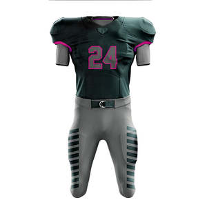 2025 diseño personalizado 100% poliéster conjuntos de uniformes de fútbol americano estampado corto transpirable alta calidad Color personalizado Unisex - Product Image 3