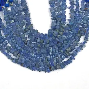 Natural Tanzanite Gemstone beads 8 Inch Strand Nuggets Shaped Rough Beads For Jewellery making