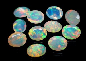 Genuine Ethiopian Opal Gemstone Oval Shape <b>Stone</b> Faceted Ethiopian Opal Gemstone 10x8mm Size Opal <b>Gems</b> Gift for Her - Product Image 6