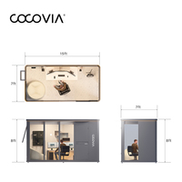 Ruang Yoga COCOVIA rakitan sederhana ruang kaca taman rumah kecil