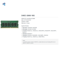 Módulo de Memoria SODIMM D4EC-2666-16G de 16GB DDR4 ECC Sin Búfer para Servidor de Almacenamiento NAS Empresarial, 2666MHz, 260 Pines, Actualización de RAM