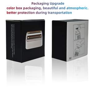 Paquete de 2 Láminas y Cuchillas de Repuesto para Afeitadora de Doble Cuchilla, Compatibles con Afeitadora de Doble Cuchilla Metálica Negra para Uso en Rostro y Cuerpo, Lavables - Product Image 2